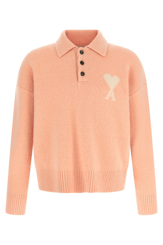 'Ami De Coeur' polo shirt Pink