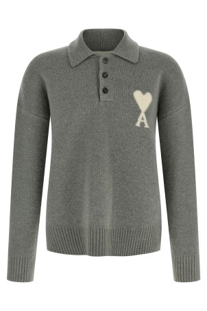 'Ami De Coeur' polo shirt Gray