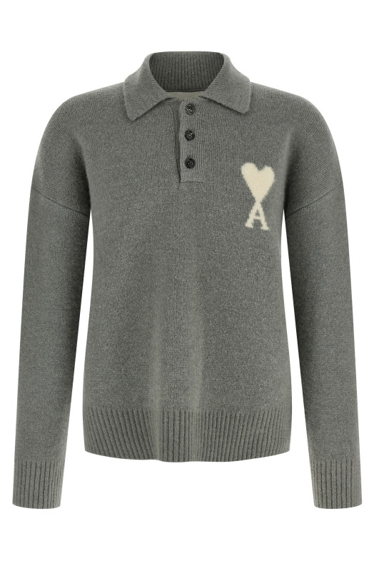 'Ami De Coeur' polo shirt Gray