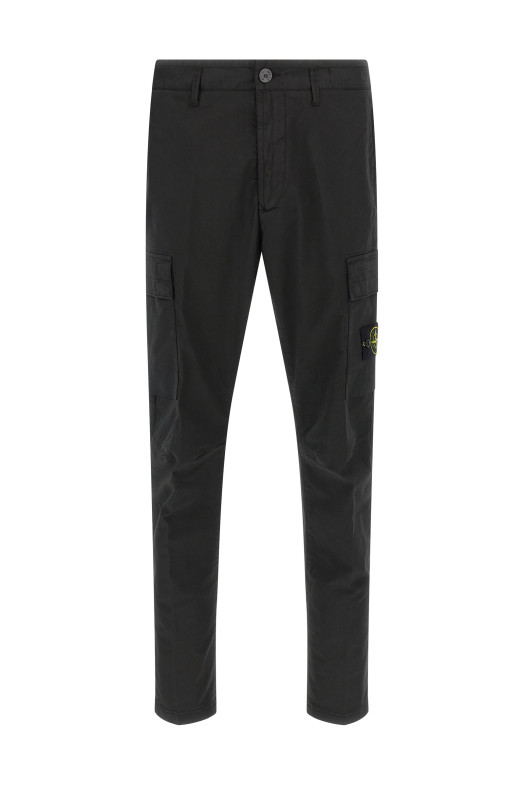 Cargo pants Logo badge Black