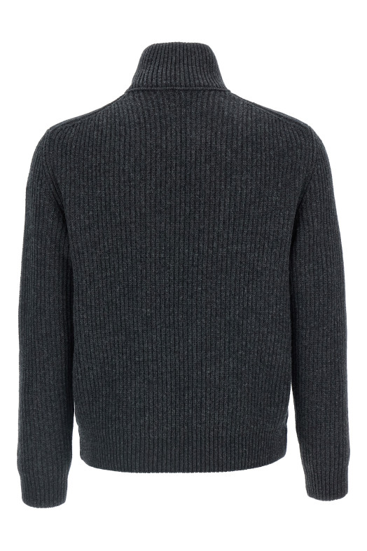 Padded cardigan Gray