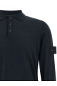 Wool polo shirt Blue