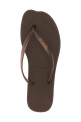 'New Havaianas Slim Split' thong sandals Brown