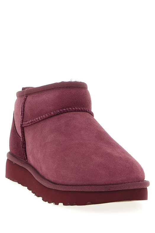 'Classic Ultra Mini' ankle boots Bordeaux