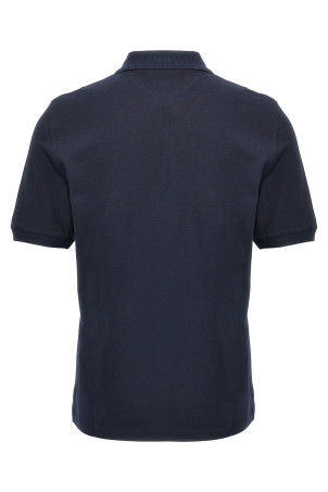 Logo piqué polo shirt Blue