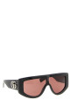 Rectangular sunglasses Black
