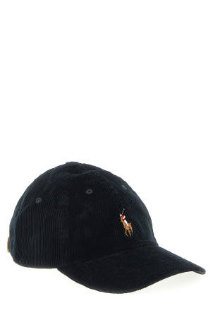 Ribbed velvet hat Black