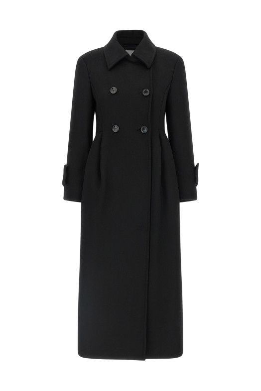 'Beati1234' coat Black