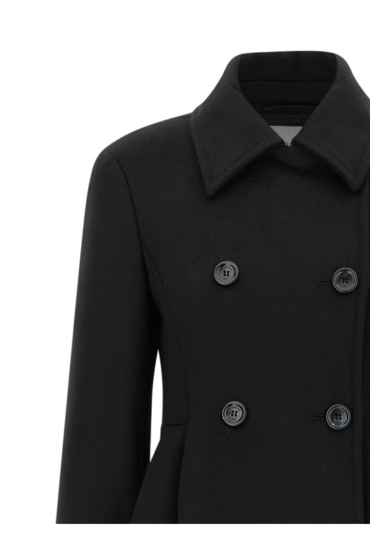 'Beati1234' coat Black
