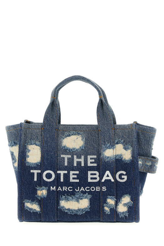 'The Rip And Repair Denim Small Tote' shopping bag Blue