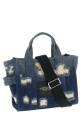 'The Rip And Repair Denim Small Tote' shopping bag Blue