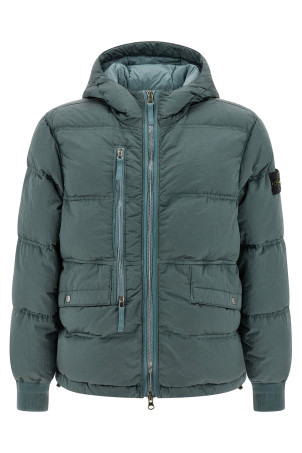 Metal Nylon down jacket Green