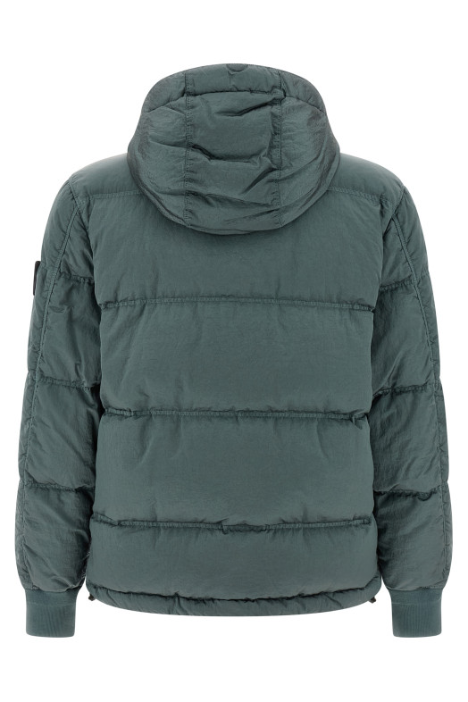Metal Nylon down jacket Green