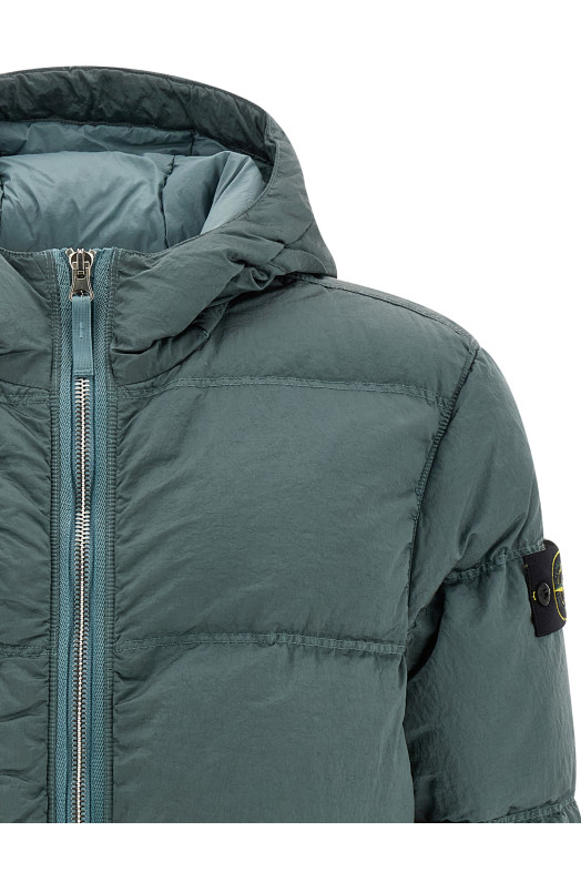 Metal Nylon down jacket Green