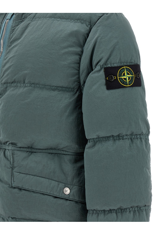 Metal Nylon down jacket Green