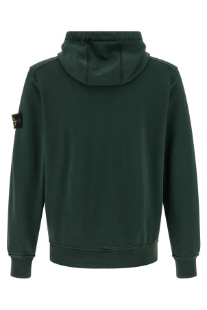 Logo badge hoodie Green
