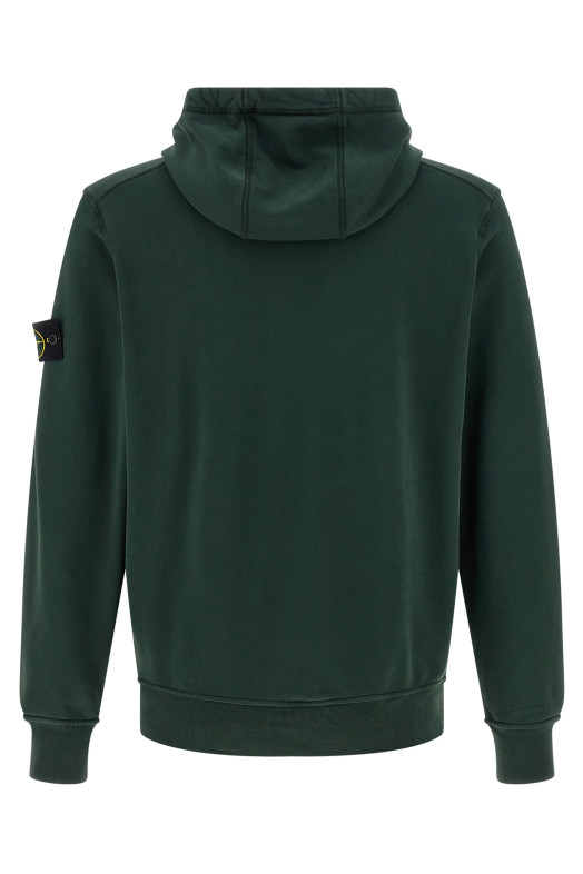 Logo badge hoodie Green