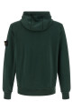 Logo badge hoodie Green