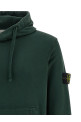Logo badge hoodie Green