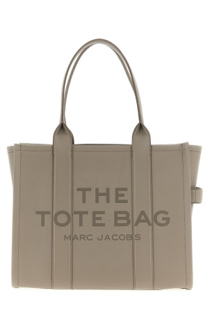 'The Leather Large Tote' shopping bag Gray