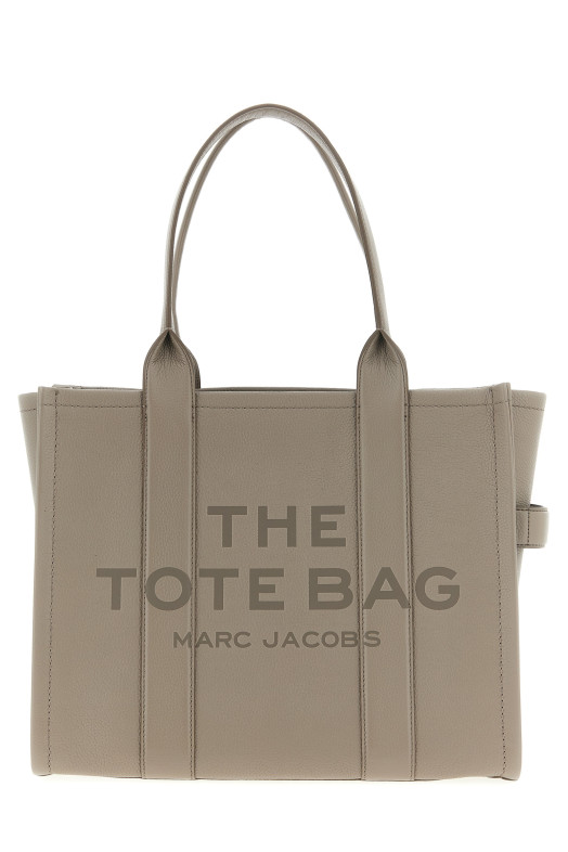 'The Leather Large Tote' shopping bag Gray