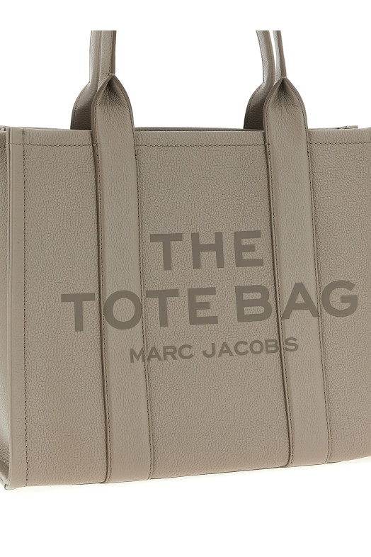 'The Leather Large Tote' shopping bag Gray
