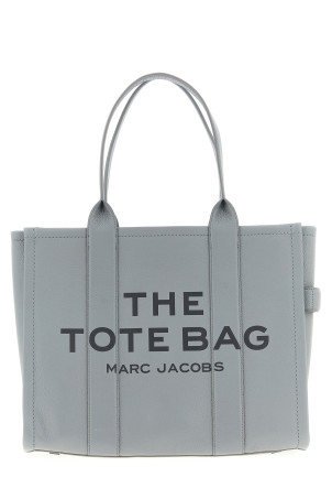 'The Leather Large Tote' shopping bag Gray