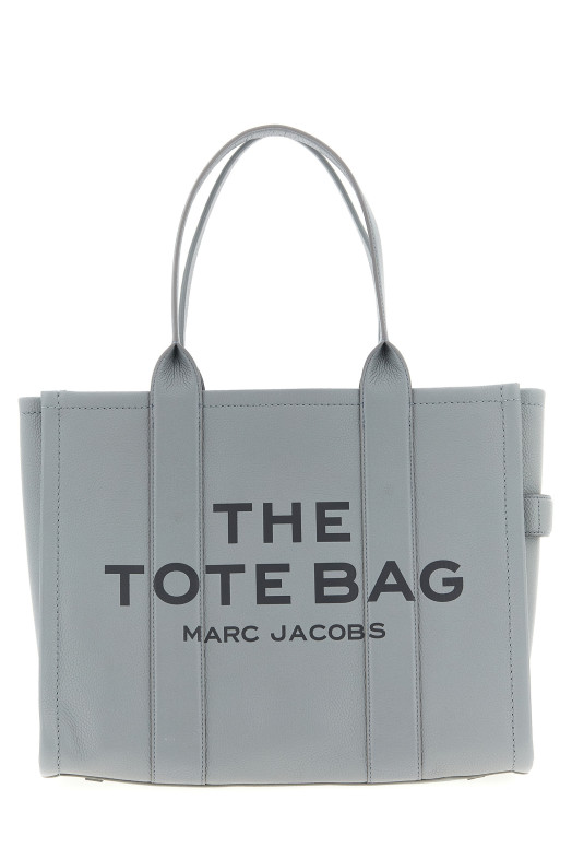 'The Leather Large Tote' shopping bag Gray