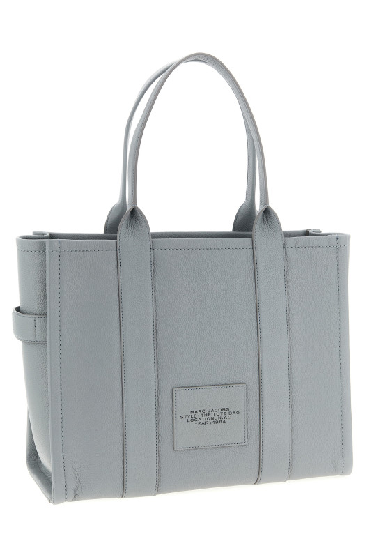 'The Leather Large Tote' shopping bag Gray