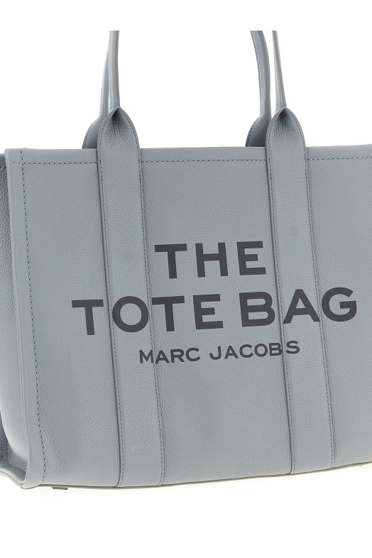 'The Leather Large Tote' shopping bag Gray