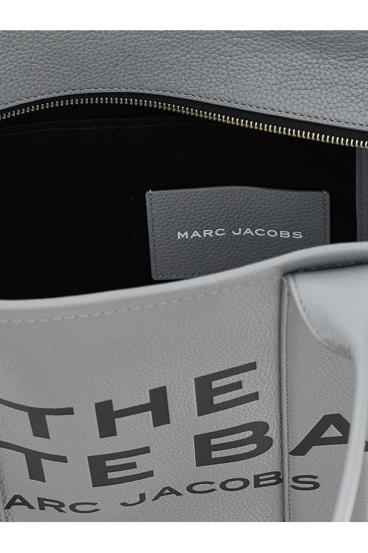 'The Leather Large Tote' shopping bag Gray