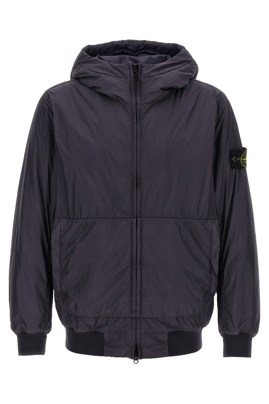 'Crinkle Reps NY' bomber jacket Blue