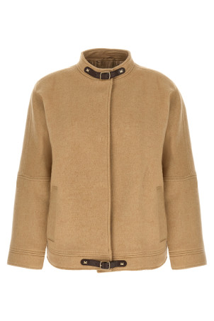 'Fascia' bomber jacket Beige