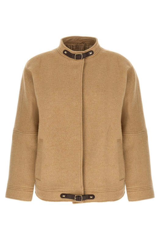 'Fascia' bomber jacket Beige