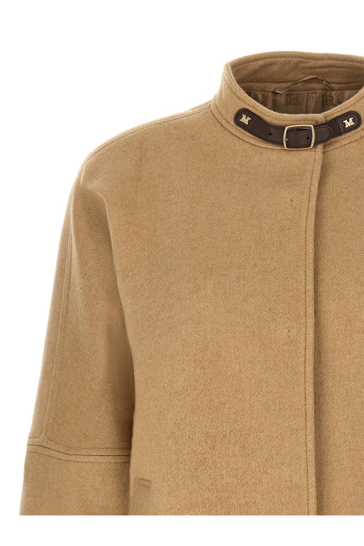 'Fascia' bomber jacket Beige