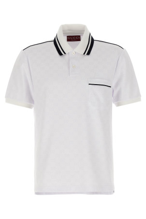 GG жакардова сорочка-поло Біла GUCCI 806242XJG5Q9000
