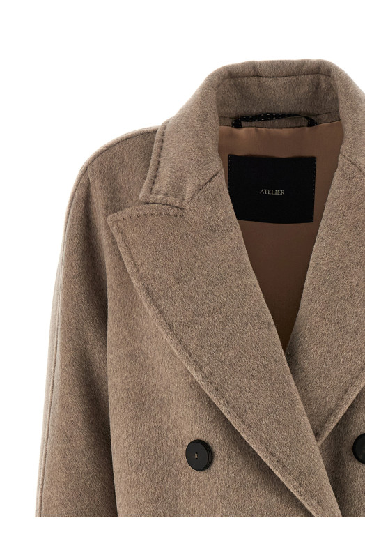 'Angus' coat Gray