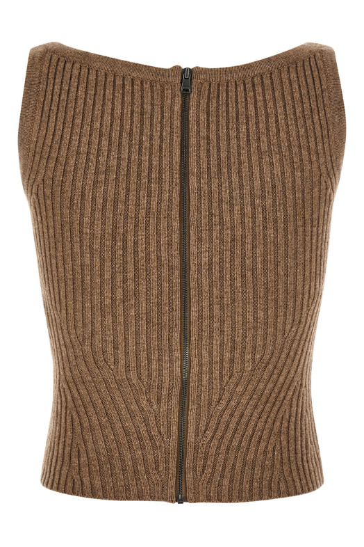 «Aretusa1234» топ коричневый 2521366313600002