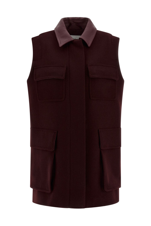 'Aeroso1234' vest Bordeaux