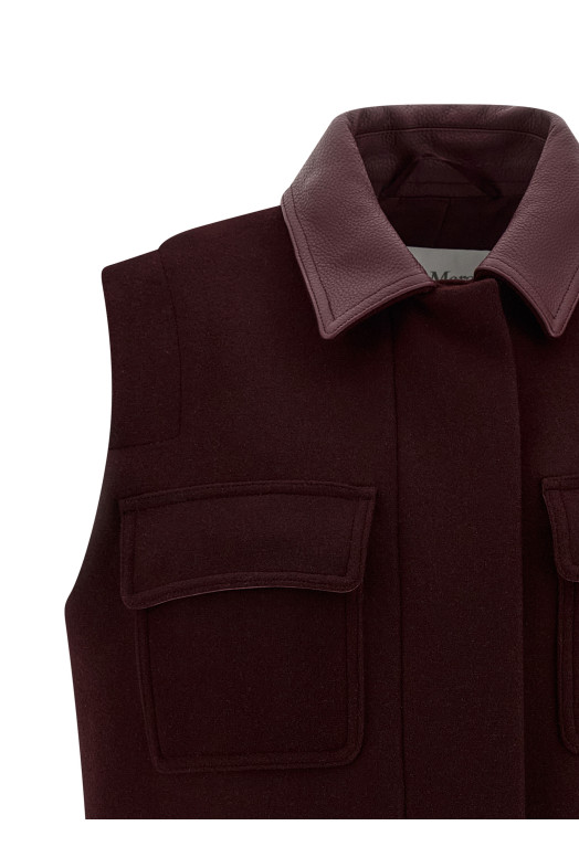 'Aeroso1234' vest Bordeaux