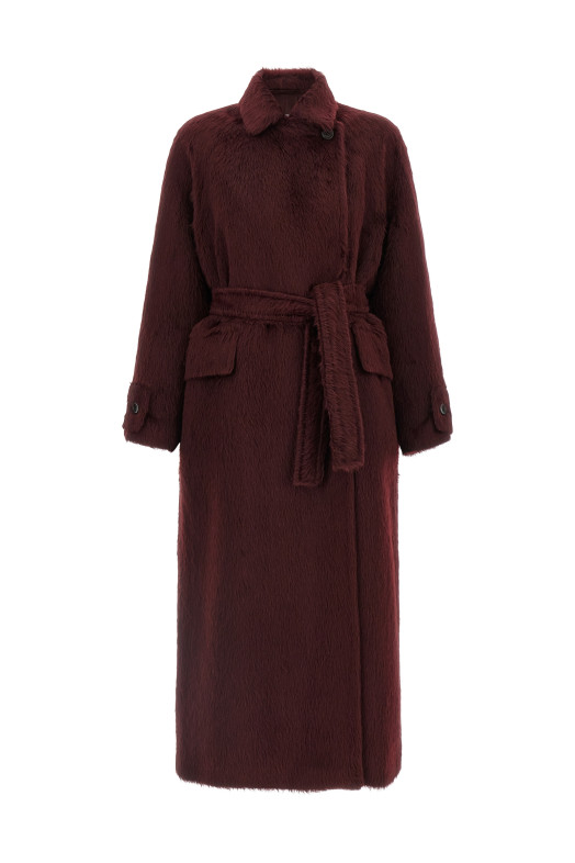 'Albata1234' coat Bordeaux