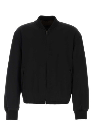 Black wool Fenn bomber jacket Black THE ROW (1171W2812)