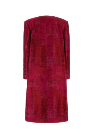 Embroidered stretch cotton blend coat DRIES VAN NOTEN (2510102221544)