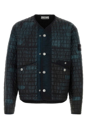 Printed nylon jacket Black STONE ISLAND (4100117R2)