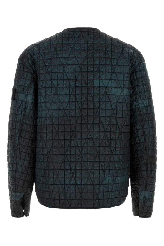 Printed nylon jacket Black STONE ISLAND (4100117R2)