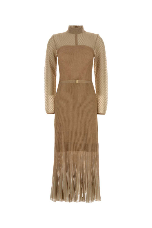 Two-tone viscose blend Hypnotic dress ZIMMERMANN (4869DF251)