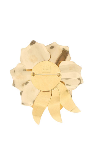 Gold metal pin MIU MIU (5IS1302IEU)
