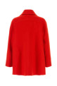 Красное шерстяное пальто VALENTINO GARAVANI (7V0CAK15B4Y)