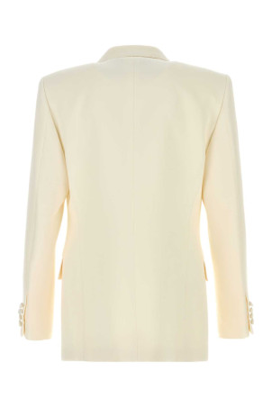 Білий вовняний блейзер VALENTINO GARAVANI (7V0CEI118JM)