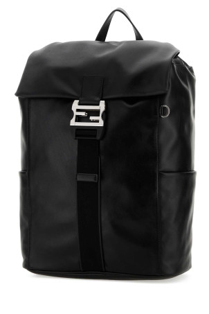 Black leather Fendi Flux backpack Black FENDI (7VZ090AV8B)